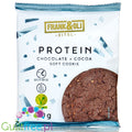 Frank & Oli Protein Soft Cookie Chocolate & Cocoa - miękkie bezglutenowe wegańskie ciastko proteinowe bez dodatku cukru