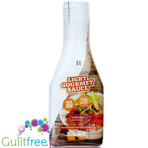 More Nutrition Light Gourmet Sauce, Teriyaki -  orientalny sos do stir-fry i sałatek bez cukru i bez tłuszczu