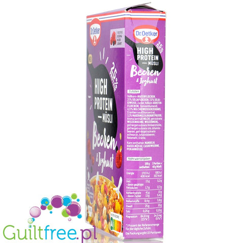 Dr Oetker High Protein Muesli Berries & Yoghurt 400g