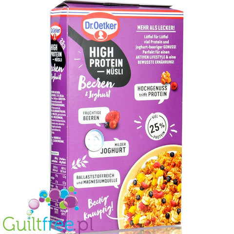 Dr Oetker High Protein Muesli Berries & Yoghurt 400g