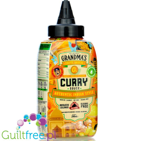 Max Protein Grandma's Indian Style Curry -  sos indyjski curry bez cukru 30kcal