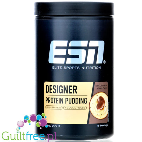 Esn Protein Pudding Dark Cookies & Cream 360g