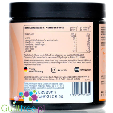 ESN Flav'N'Tasty Vanilla Caramel 250g