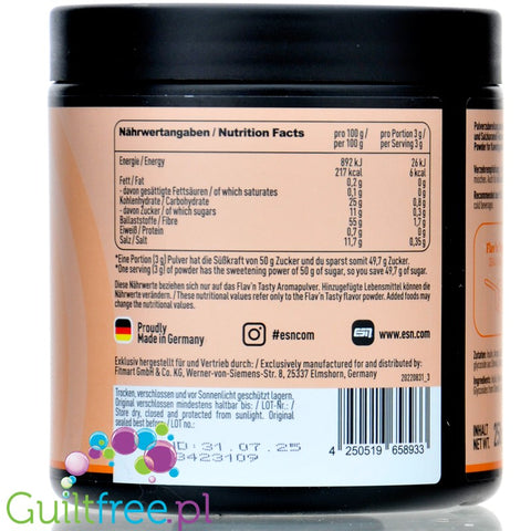ESN Flav'N'Tasty Salted Caramel 250g