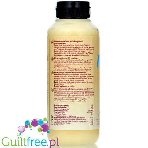 GymQueen Mamma Mia Sauce White Chocolate - wegański syrop bez cukru o smaku białej czekolady 37kcal