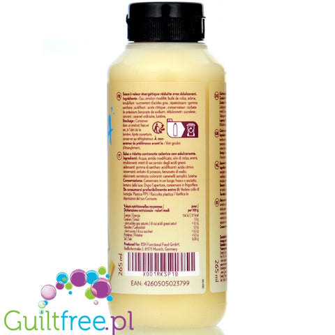 GymQueen Mamma Mia Sauce White Chocolate - wegański syrop bez cukru o smaku białej czekolady 37kcal