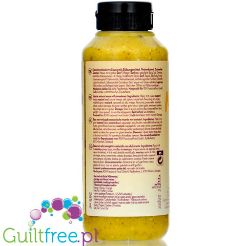 GymQueen Mamma Mia Honey Mustard 265 ml low calorie sugar free dressing