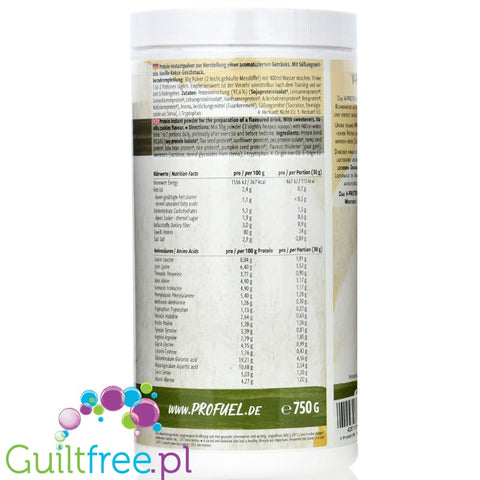 Pro Fuel V-Protein 8K Vanilla Cookies 0,75kg - wegańska odżywka białkowa o smaku waniliowych ciasteczek