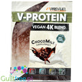 Pro Fuel V-Protein 4K Choco Milk Dark & Sweet 30g - wegańska odżywka białkowa, smak Ciemna & Mleczna Czekolada
