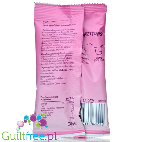 GymQueen Flavy Powder White Chocolate Pistachio - skoncentrowany aromat słodzący w proszku, Biała czekolada z pistacją