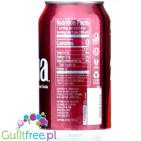 Dr. Zevia - 100% natural calorie-free drink with stevia