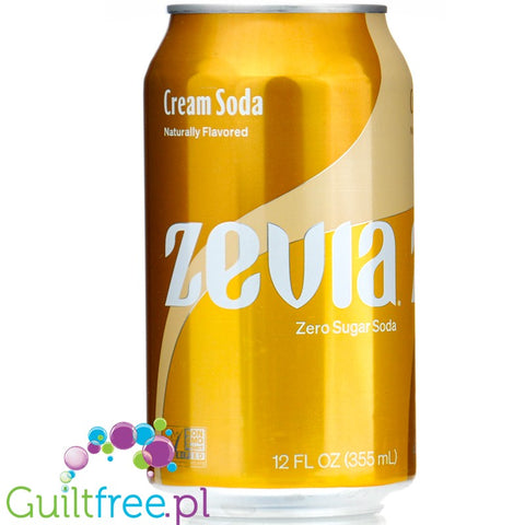 Zevia Cream Soda drink with stevia