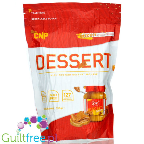 CNP Dessert Biscuit Spread - mus proteinowy, 127kcal & 24g białka, smak Krem Ciasteczkowy