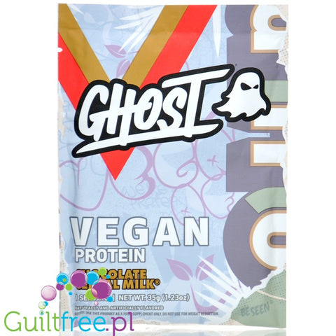 Ghost Vegan Protein Chocolate Cereal Milk 35g saszetka - wegańska odżywka białkowa bez soi i glutenu