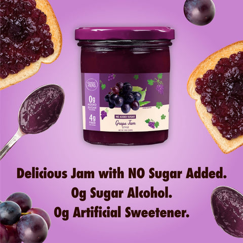 Choc Zero Keto Concord Grape Spread - keto sugar-free dark grape jam with resistant starch