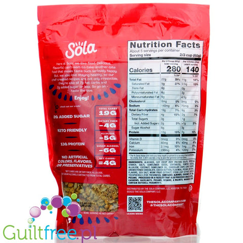 Sola Granola, Maple Pecan Chocolate
