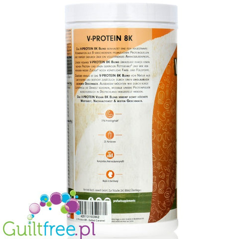 Pro Fuel V-Protein 8K Cinnamon Flakes 750g - wegańska odżywka o smaku płatków cynamonowych