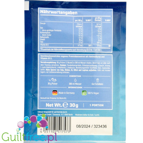 Rocka Nutrition No Whey Pro Pure Drink 30g sachet