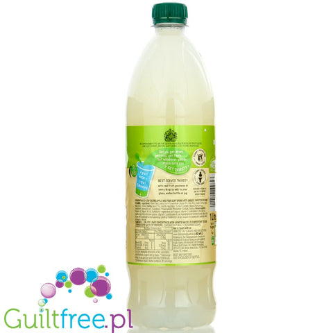 Robinsons Real Fruit Barley Apple & Pear Squash 1L  - skoncentrowany syrop do rozcieńczania bez cukru i kalorii, Jabłko Gruszka