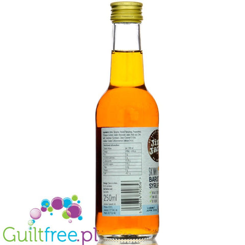 Jim Jams Skinny Barista Syrup Caramel - wegański syrop bez cukru do kawy o smaku karmelowym