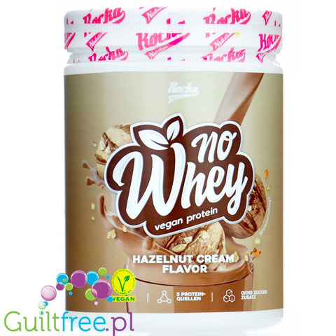 Rocka Nutrition Protein Shake Hazelnut Cream 300g - vegan protein supplement 5 protein sources, gluten and nut free