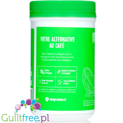 Vital Proteins Matcha Collagen - keto zabielacz kolagenowy z matcha i woda kokosową, bez cukru i słodzików