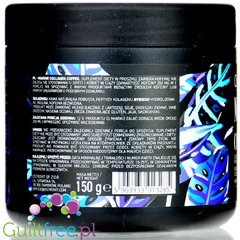 Ostrovit Marine Collagen Coffe Natural - kawa naturalna z peptydami kolagenu morskiego