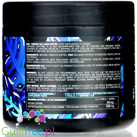 Ostrovit Marine Collagen Coffe Natural - kawa naturalna z peptydami kolagenu morskiego