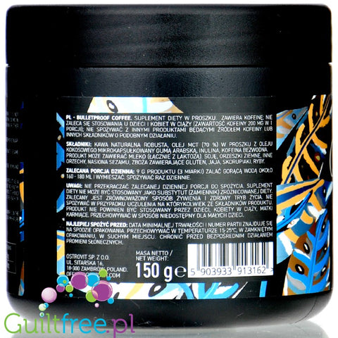 Ostrovit Bulletproof Coffee Unflavored 150g instant