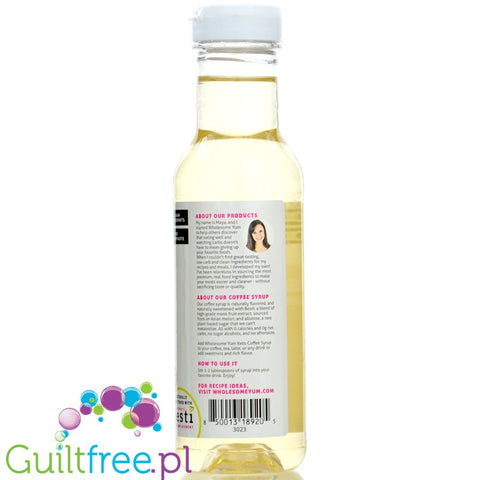 Wholesome Yum Keto Coffee Syrup Vanilla 354ml