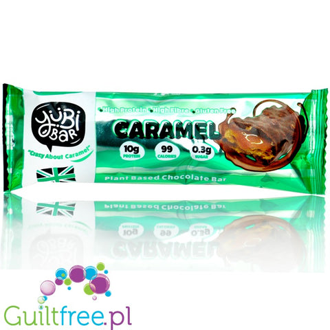YuBi Bar Protein Bar Caramel - only 99kcal, sugar free vegan protein bar