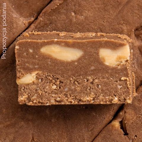 FIZI Protein Peanut & Cacao - vegan protein bar with no added sugar chocolate topping