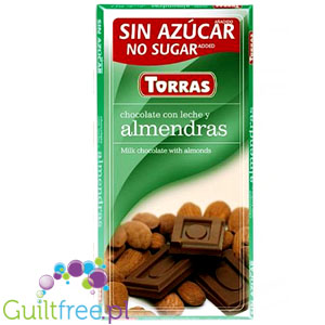 Torras Chocolate con leche y almendras 