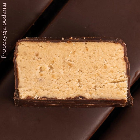 FIZI Protein Hazelnut Choco & Choco - vegan protein bar with no added sugar chocolate topping