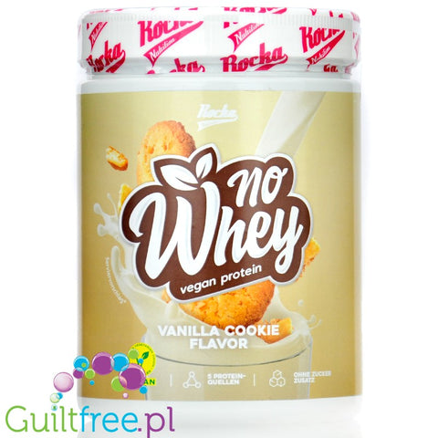 Rocka Nutrition NO WHEY Vegan Protein Vanilla Cookie  300g