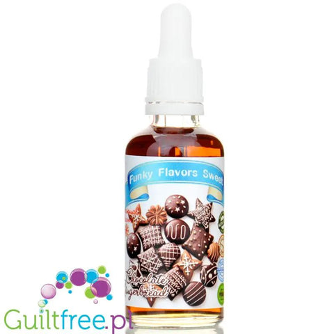 Funky Flavors Sweet Milk Gingerbread - sweetened, liquid, sugar & fat free food flavoring