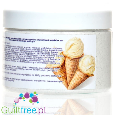Funky Flavors Splash Vanilla Ice Cream 200g - błonnikowy aromat słodzący w proszku Lodów Waniliowych
