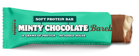 Barebells Soft Minty Chocolate - miękki baton proteinowy, Krem Miętowy & Mleczna Czekolada