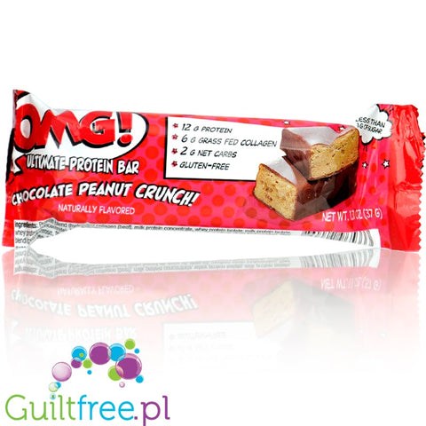 Convenient Nutrition OMG! Ultimate Protein Bar Chocolate Peanut Crunch