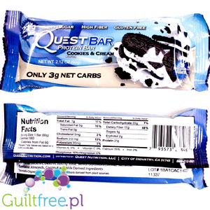 Quest Bar Protein Bar Cookies & Cream Flavor 