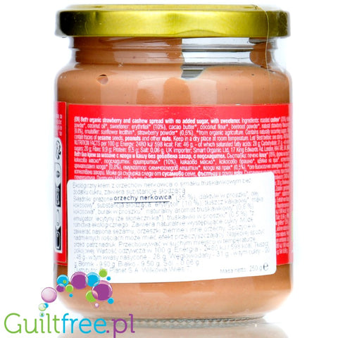Bett'r Strawberry Cashew Spread with No Added Sugar Bio