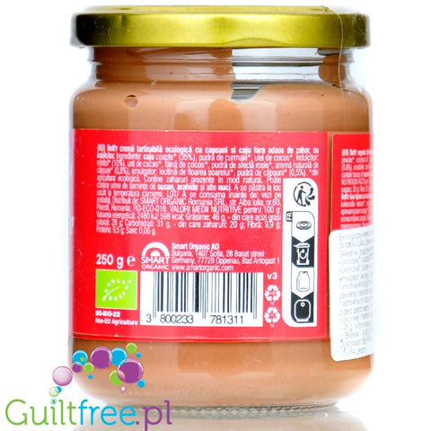 Bett'r Strawberry Cashew Spread with No Added Sugar Bio -  ekologiczny truskawkowy krem nerkowcowy bez dodatku cukru