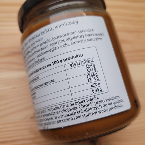 Polder Dulce de Leche Vanilla spread without added sugar with erythritol