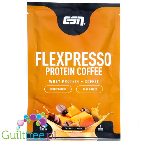 ESN Flexpresso Protein Coffee Caramel 30g sachet