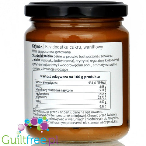 Polder Dulce de Leche Vanilla spread without added sugar with erythritol