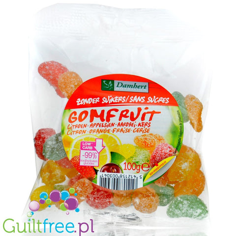 Damhert Fruit Gums 100g - sugar fee vegan soft jellies