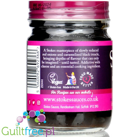 Stokes Red Onion Marmalade (CHEAT MEAL) - wytrawna marmolada z czerwonej cebuli z octem balsamicznym i czarną melasą