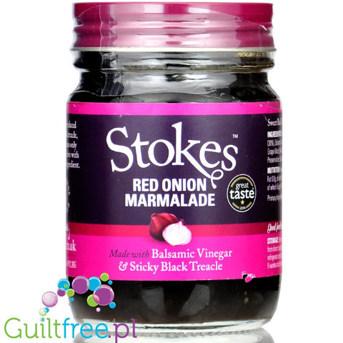 Stokes Red Onion Marmalade (CHEAT MEAL) - wytrawna marmolada z czerwonej cebuli z octem balsamicznym i czarną melasą