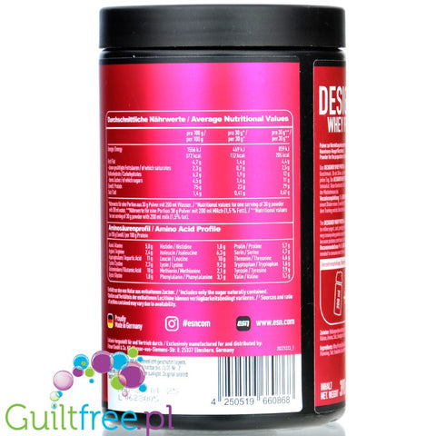 ESN Designer Whey Hazelnut Nougat 390g, protein powder WPI, WPC & WPH
