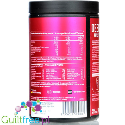 ESN Designer Whey Hazelnut Nougat 390g, protein powder WPI, WPC & WPH